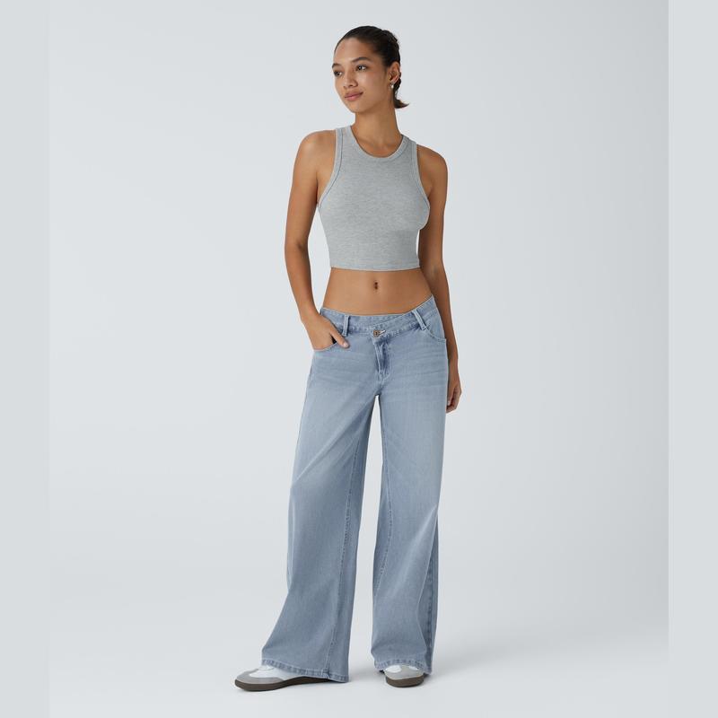 π₯ 40% OFF | Shaping Baggy Jeans β Butt-Lifting, Slimming & Super Stretchy Comfort π