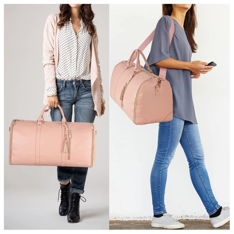 π₯ Save 60% Off!-Large-Capacity Foldable Travel Duffle Bag  β Waterproof Handbag & Garment Suit Tote for Clothes & Trips