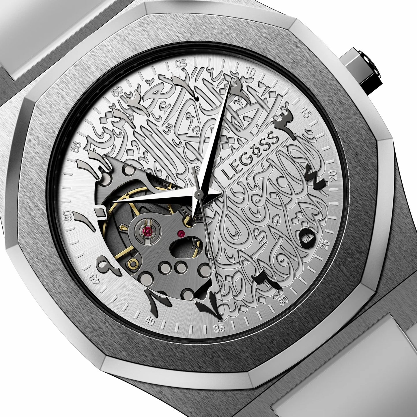 Limited Edition-A Watch That Tells More Than Time.Optimism, Engraved in Arabic.
