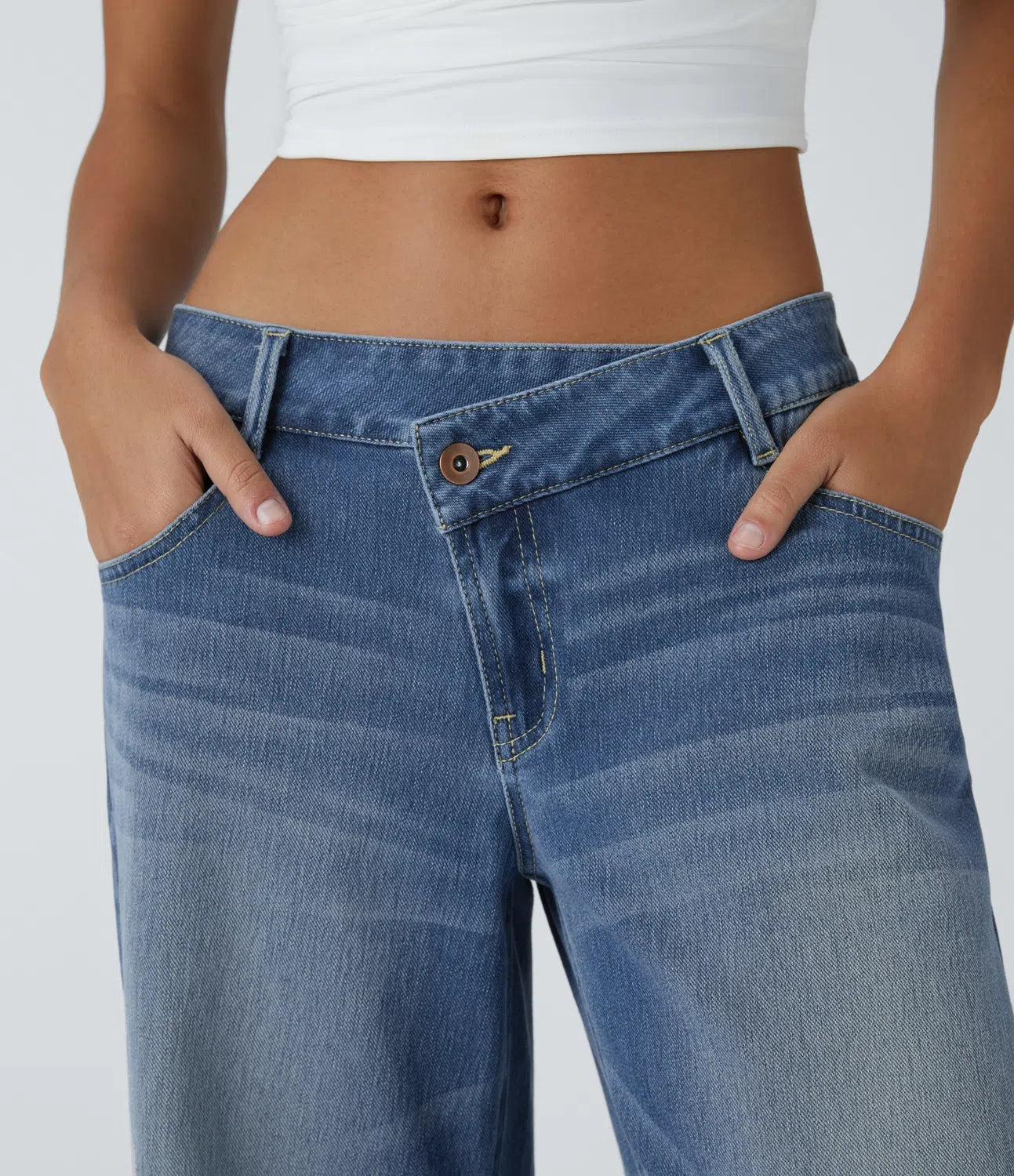 π₯ 40% OFF | Shaping Baggy Jeans β Butt-Lifting, Slimming & Super Stretchy Comfort π