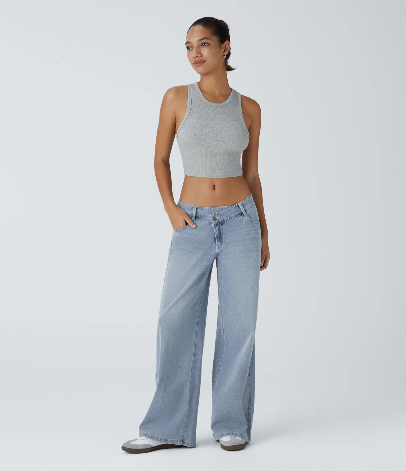 π₯ 40% OFF | Shaping Baggy Jeans β Butt-Lifting, Slimming & Super Stretchy Comfort π