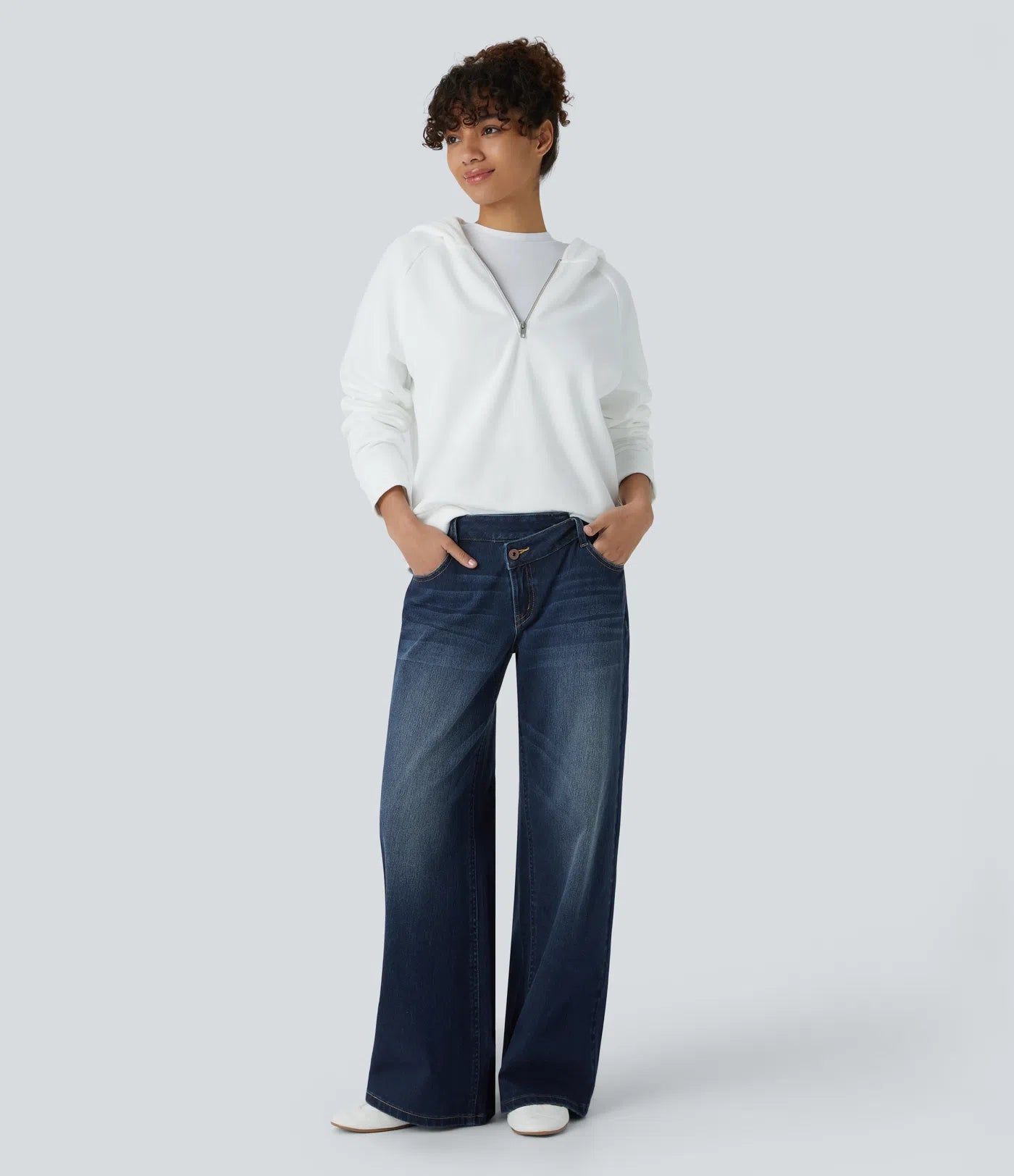 π₯ 40% OFF | Shaping Baggy Jeans β Butt-Lifting, Slimming & Super Stretchy Comfort π