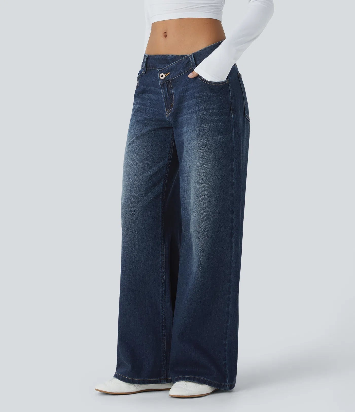 π₯ 40% OFF | Shaping Baggy Jeans β Butt-Lifting, Slimming & Super Stretchy Comfort π