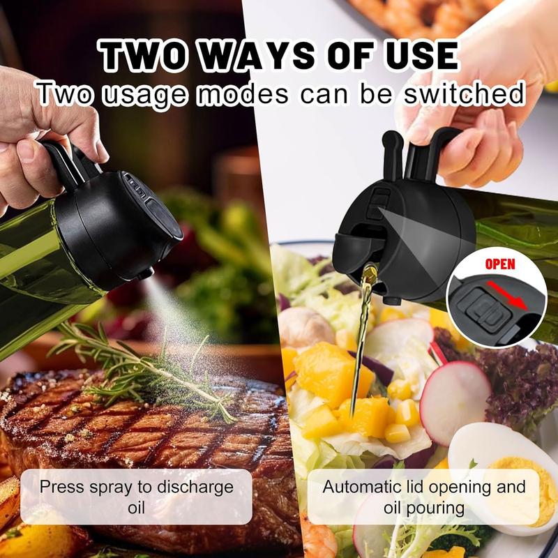 🎁Last Day Sale 49% OFF🔥2 in 1 oil sprayer bottle