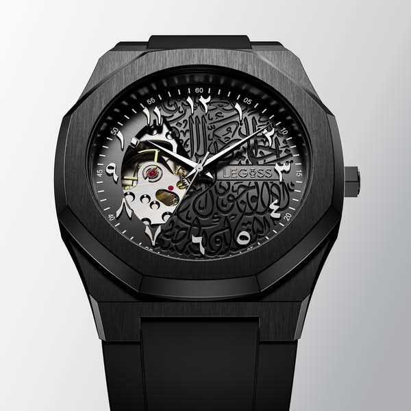 Limited Edition-A Watch That Tells More Than Time.Optimism, Engraved in Arabic.