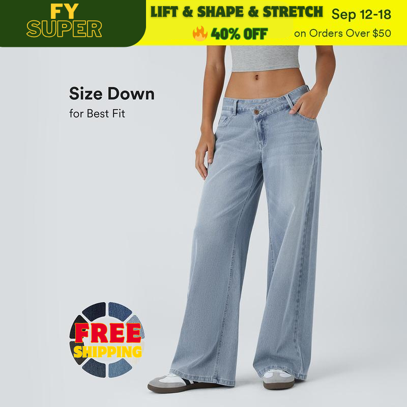 π₯ 40% OFF | Shaping Baggy Jeans β Butt-Lifting, Slimming & Super Stretchy Comfort π