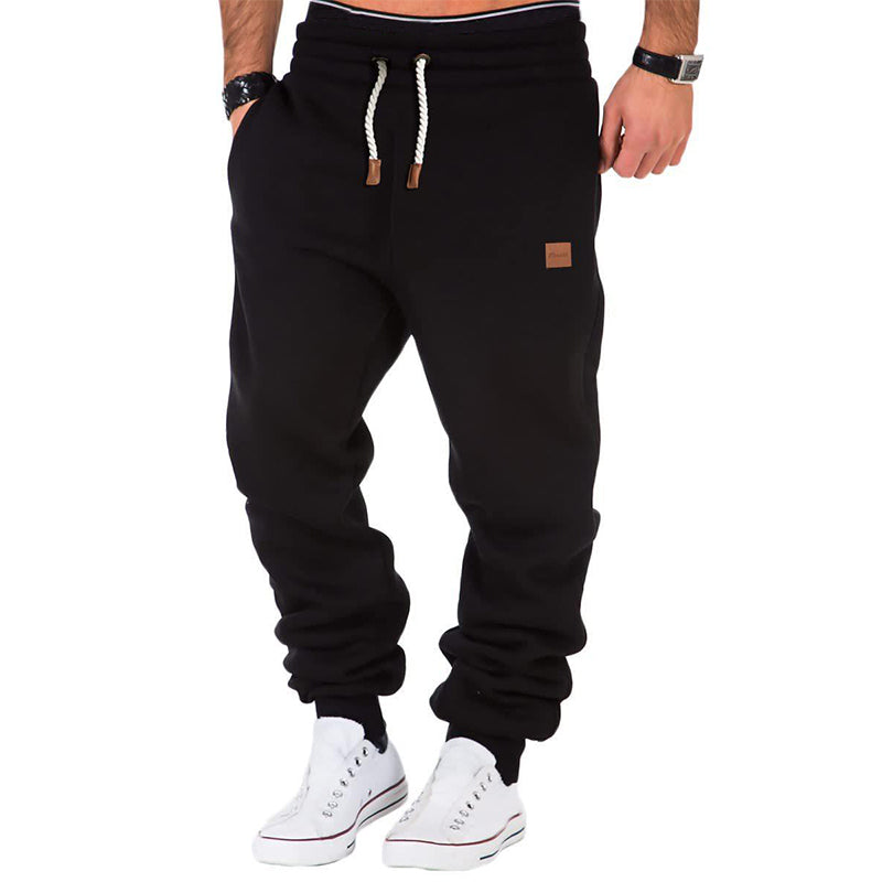 BUY 2 GET 1 FREE-Men's Solid Color Drawstring Waist Sweatpants