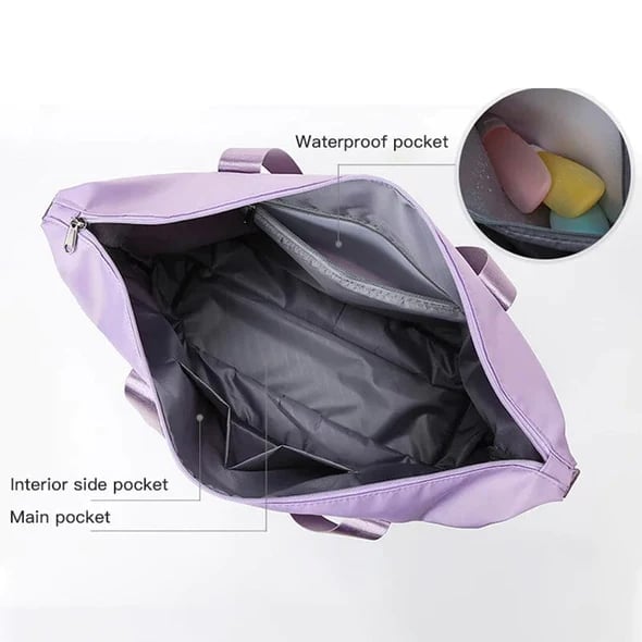 🎁-High-capacity Double-layer Wet Separation Travelling Bag