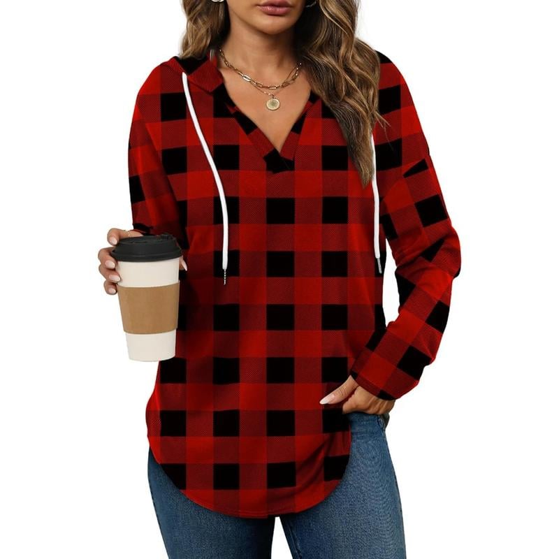 🍂Loose-fitting hooded sweatshirt