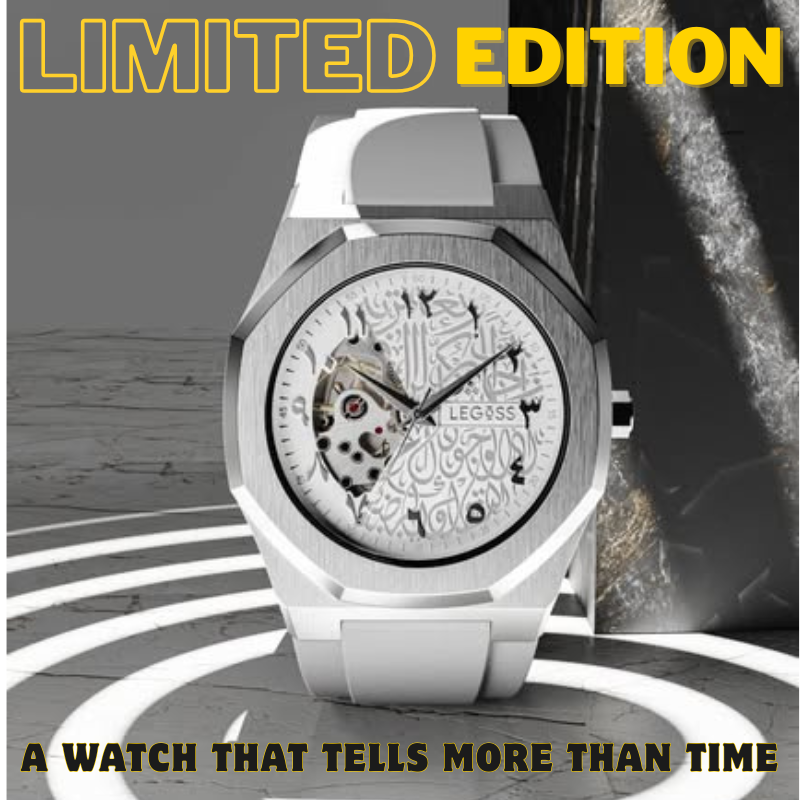 Limited Edition-A Watch That Tells More Than Time.Optimism, Engraved in Arabic.
