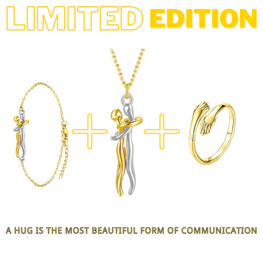The Embrace Collection: Necklace, Bracelet & Ring — Wear the Feeling of a Hug