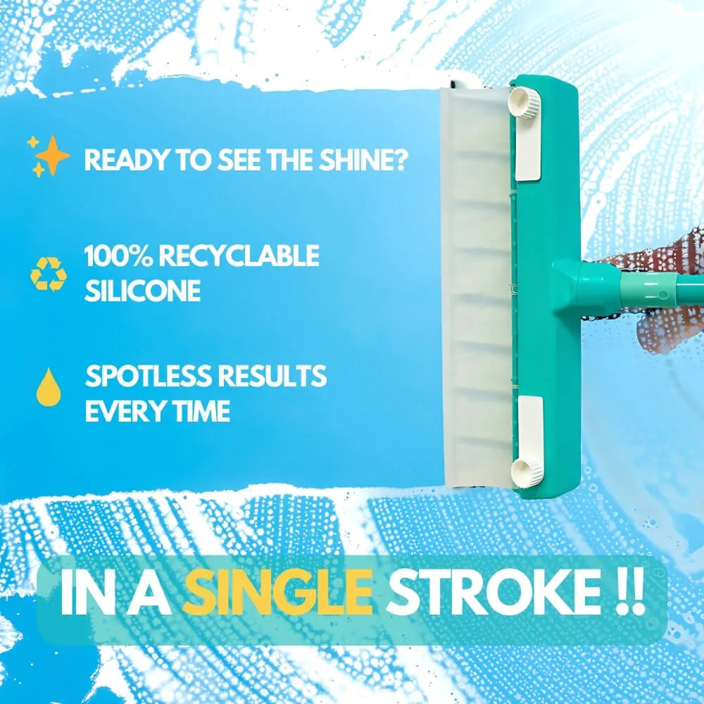 Anastas Recyclable Silicone Window Squeegee Kit