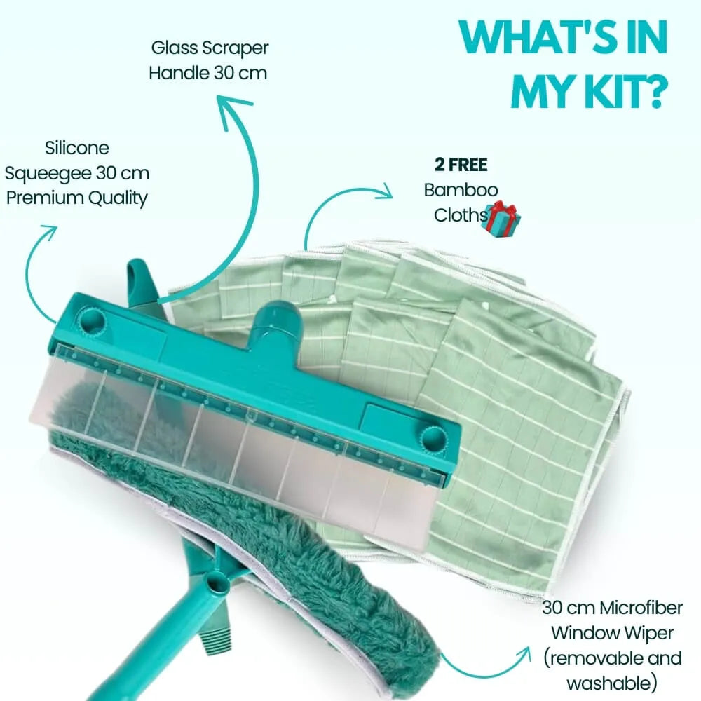 Anastas Recyclable Silicone Window Squeegee Kit