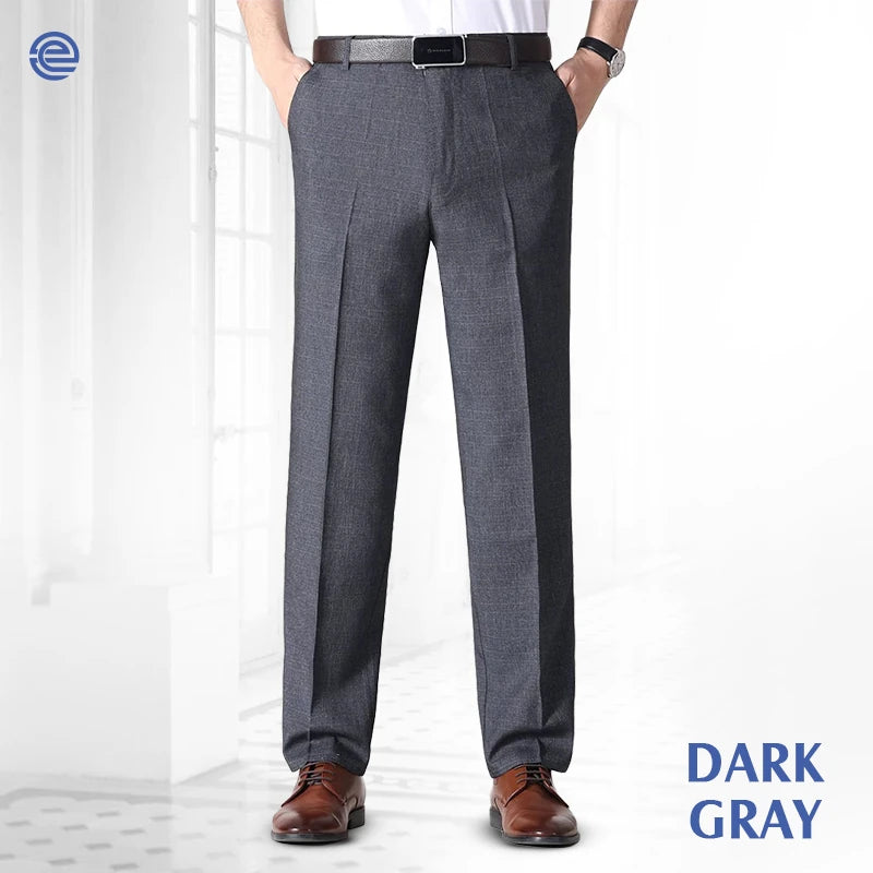 OldenEase - LAST DAY 70% OFF - Men’s Pleated Ice Silk High-Waist Comfort Pants