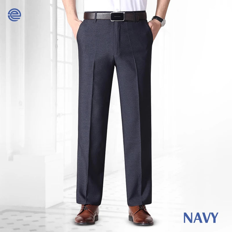 OldenEase - LAST DAY 70% OFF - Men’s Pleated Ice Silk High-Waist Comfort Pants