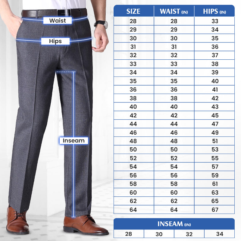 OldenEase - LAST DAY 70% OFF - Men’s Pleated Ice Silk High-Waist Comfort Pants