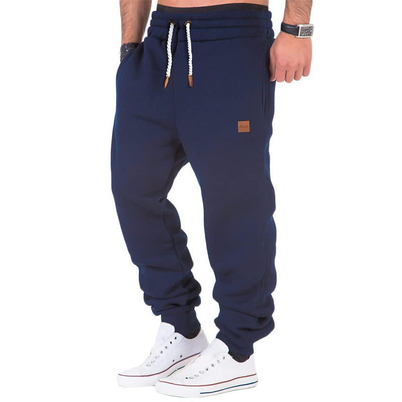 BUY 2 GET 1 FREE-Men's Solid Color Drawstring Waist Sweatpants