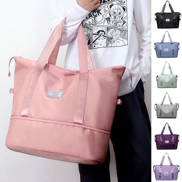 🎁-High-capacity Double-layer Wet Separation Travelling Bag