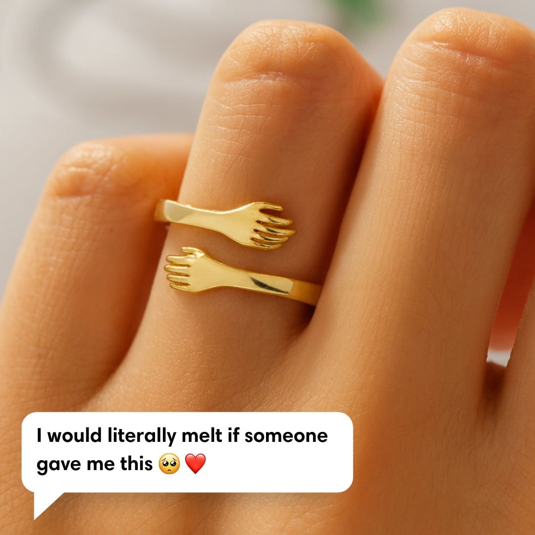 The Embrace Collection: Necklace, Bracelet & Ring — Wear the Feeling of a Hug