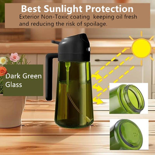 🎁Last Day Sale 49% OFF🔥2 in 1 oil sprayer bottle