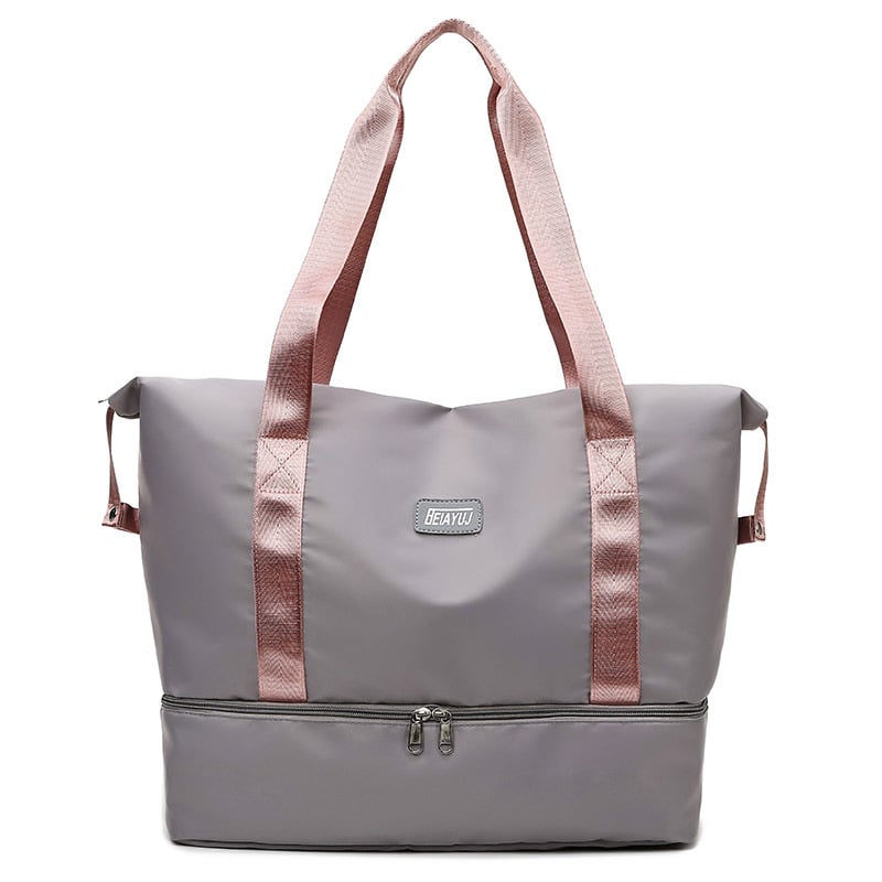 🎁-High-capacity Double-layer Wet Separation Travelling Bag