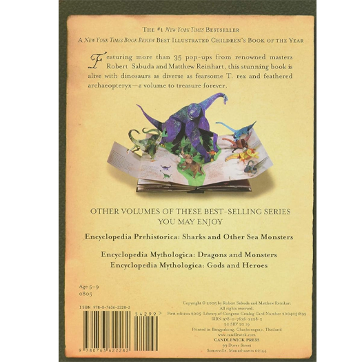 🦖3D Encyclopedia Prehistorica Series🦈Dinosaurs + Sharks & Sea Monsters — Pop-Up Book