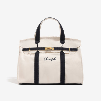 ✨Handmade boat-shaped tote bag