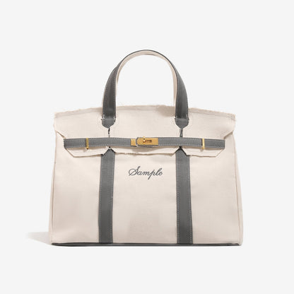 ✨Handmade boat-shaped tote bag