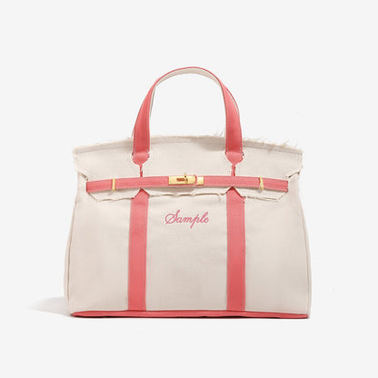 ✨Handmade boat-shaped tote bag