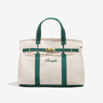 ✨Handmade boat-shaped tote bag