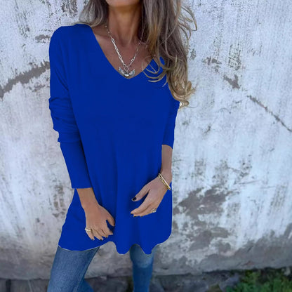 ✨New Arrival✨💕Women's  Long Sleeve Tunic Top with Side Slits