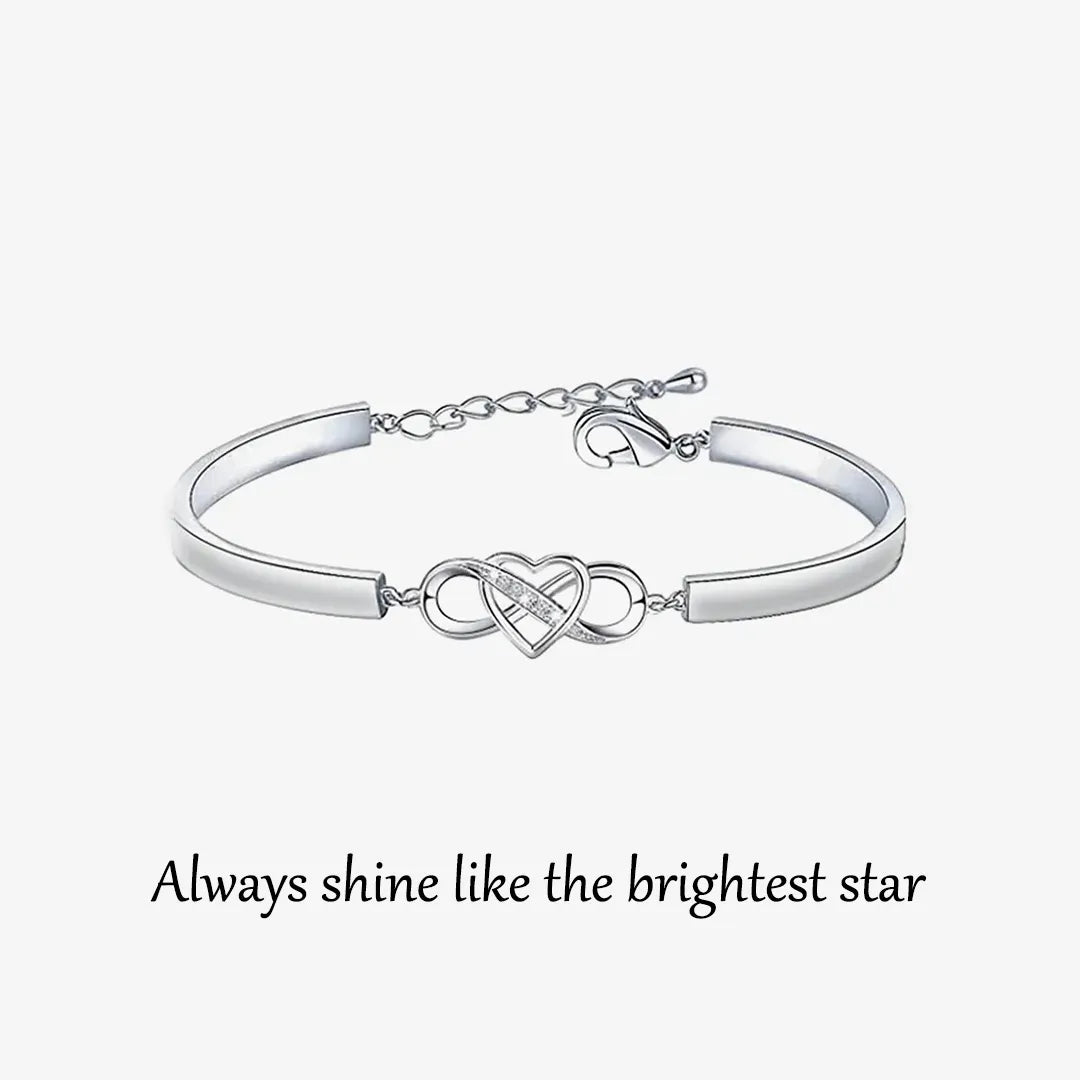 ✨️Eternal Heart - I'll Always Be Here For You Infinity Heart Bracelet