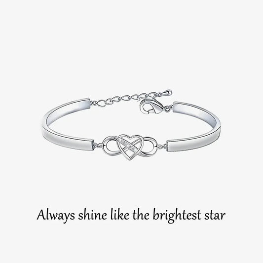 ✨️Eternal Heart - I'll Always Be Here For You Infinity Heart Bracelet