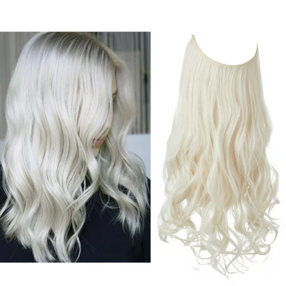 20Sec Hair Magic! Invisible 100% Gray Coverage! U-Part Wig Undetectable Glueless Wiglet for Thin Hair