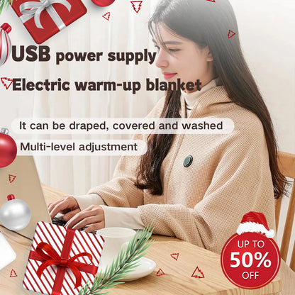 🎅Best Winter Gifts 🔥Favorite Portable Heated Shawl (FREE SHIPPING on orders over $49)