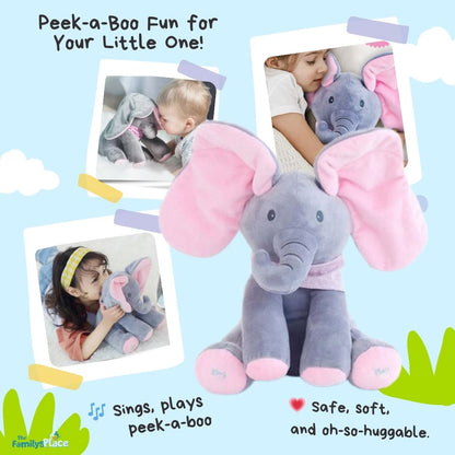 ✨️Buy 2 for FREE shipping!🎁Peek a boo Talking Elephant