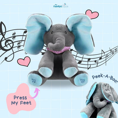 ✨️Buy 2 for FREE shipping!🎁Peek a boo Talking Elephant