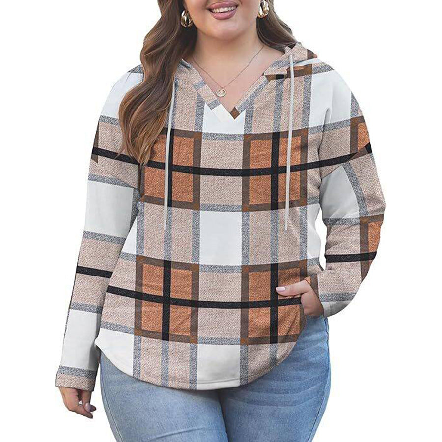 🍂Loose-fitting hooded sweatshirt