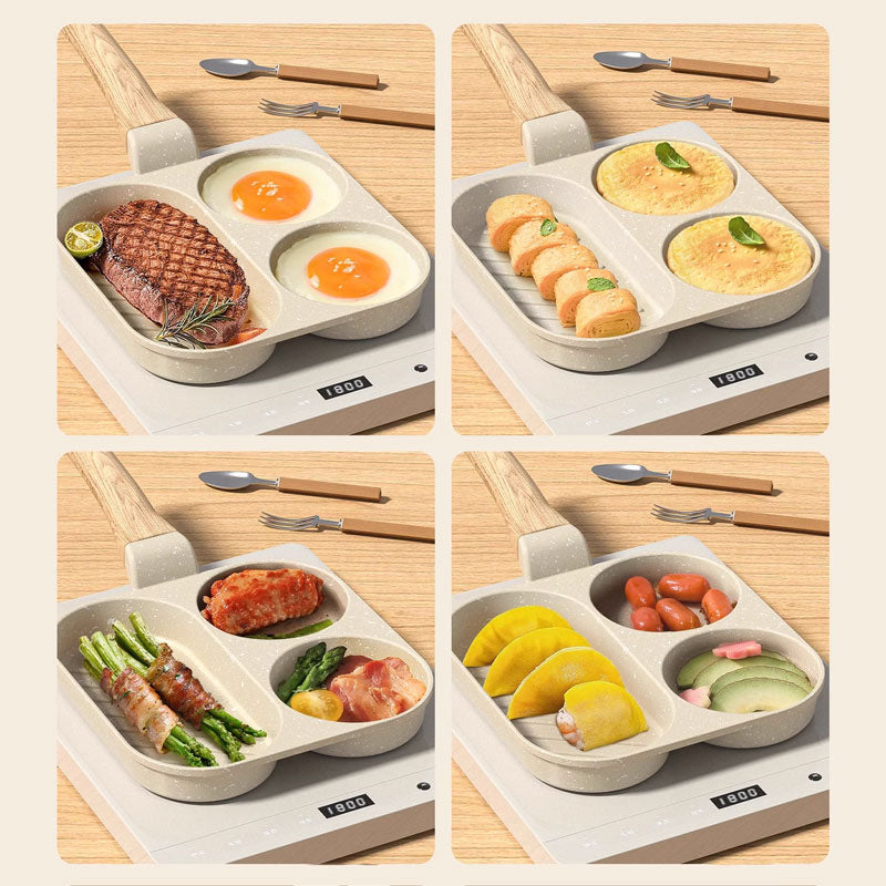 ✨️-LAST DAY SALE 50% OFF🔥3-in-1 Breakfast Frying Pan
