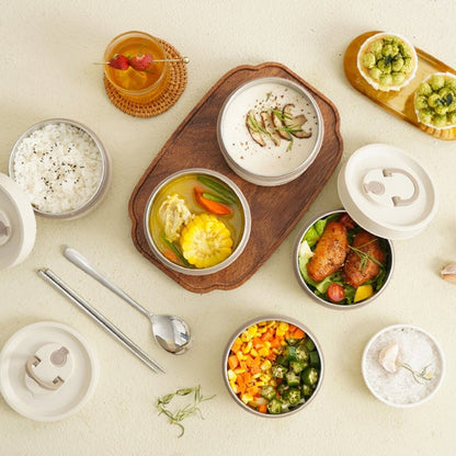 ✨️-CLEARANCE SALE🔥BIG SALE Portable Insulated Lunch Container Set