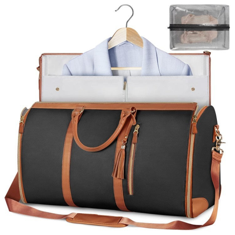 🔥 Save 60% Off!-Large-Capacity Foldable Travel Duffle Bag  – Waterproof Handbag & Garment Suit Tote for Clothes & Trips