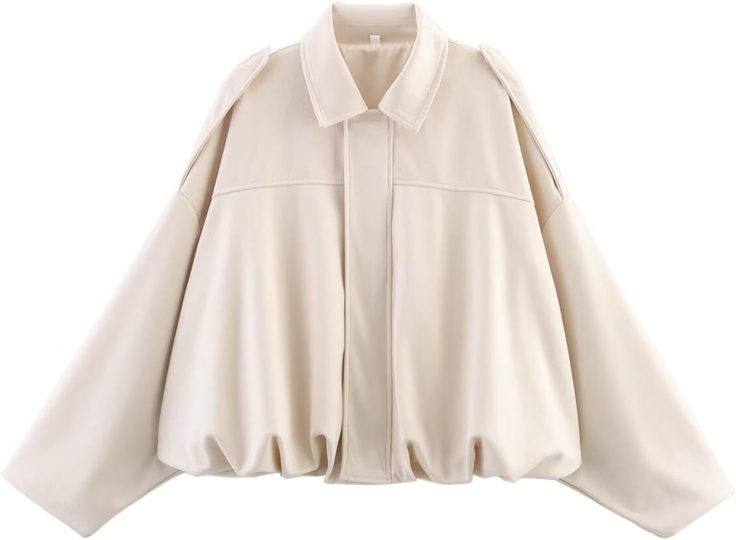 Womens Faux Suede Bomber Jacket Casual Lapel Pilot Cropped Coat Oversized Motorcycle Jackets 2025 Outerwear