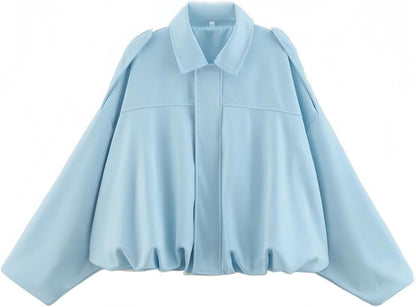 Womens Faux Suede Bomber Jacket Casual Lapel Pilot Cropped Coat Oversized Motorcycle Jackets 2025 Outerwear