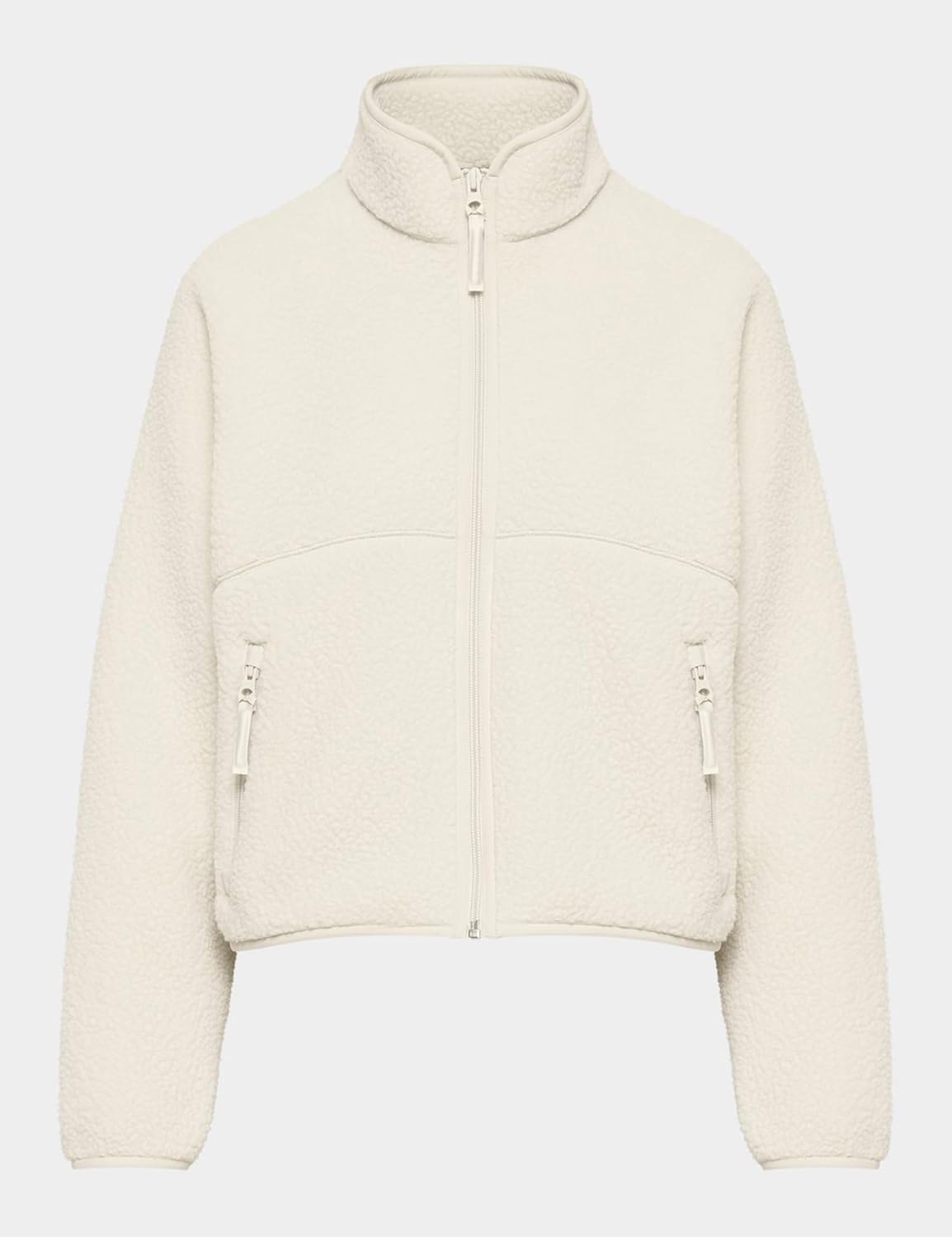 🧊🧊Fleece Jackets Women Causal Long Sleeve Sherpa Jacket Warm Ziper Fuzzy Coat Sweatshirts Trendy with Pockets