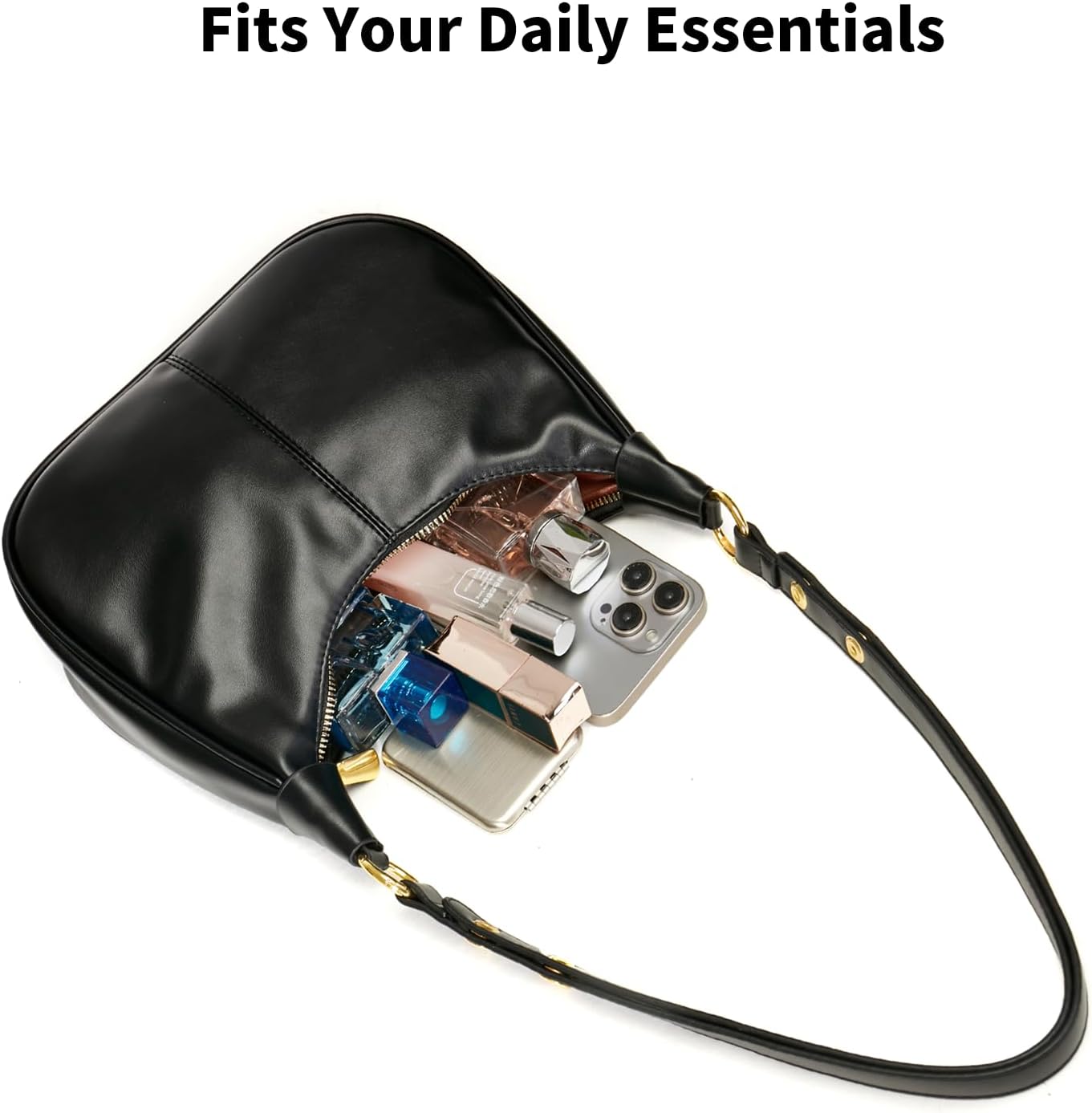 [Buy 2 Free Shipping]Shoulder Bags for Women Small Hobo Bags Crescent Shaped Cute Retro Tote Handbag Mini Clutch Purse with Zipper Closure