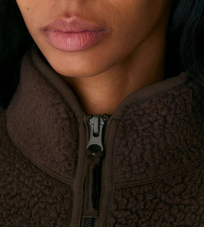 🧊🧊Fleece Jackets Women Causal Long Sleeve Sherpa Jacket Warm Ziper Fuzzy Coat Sweatshirts Trendy with Pockets