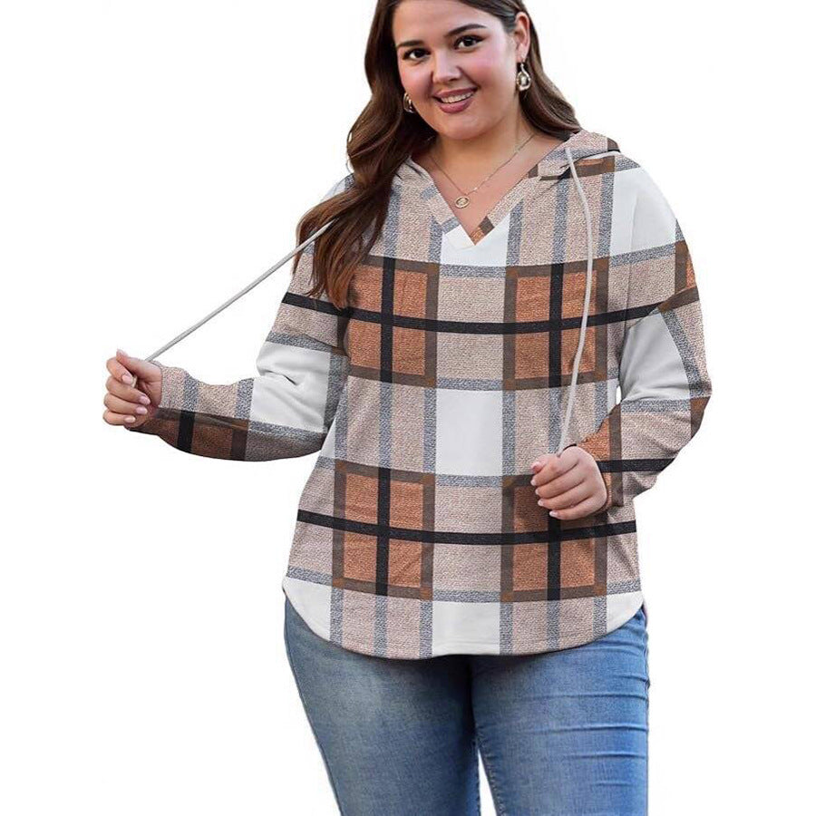 🍂Loose-fitting hooded sweatshirt