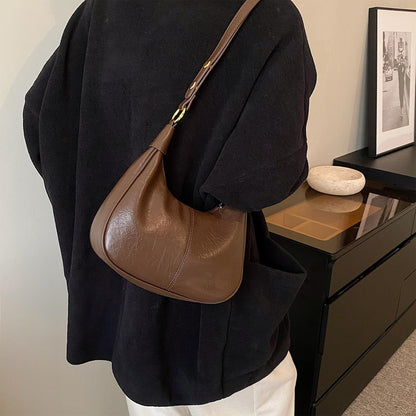 [Buy 2 Free Shipping]Shoulder Bags for Women Small Hobo Bags Crescent Shaped Cute Retro Tote Handbag Mini Clutch Purse with Zipper Closure