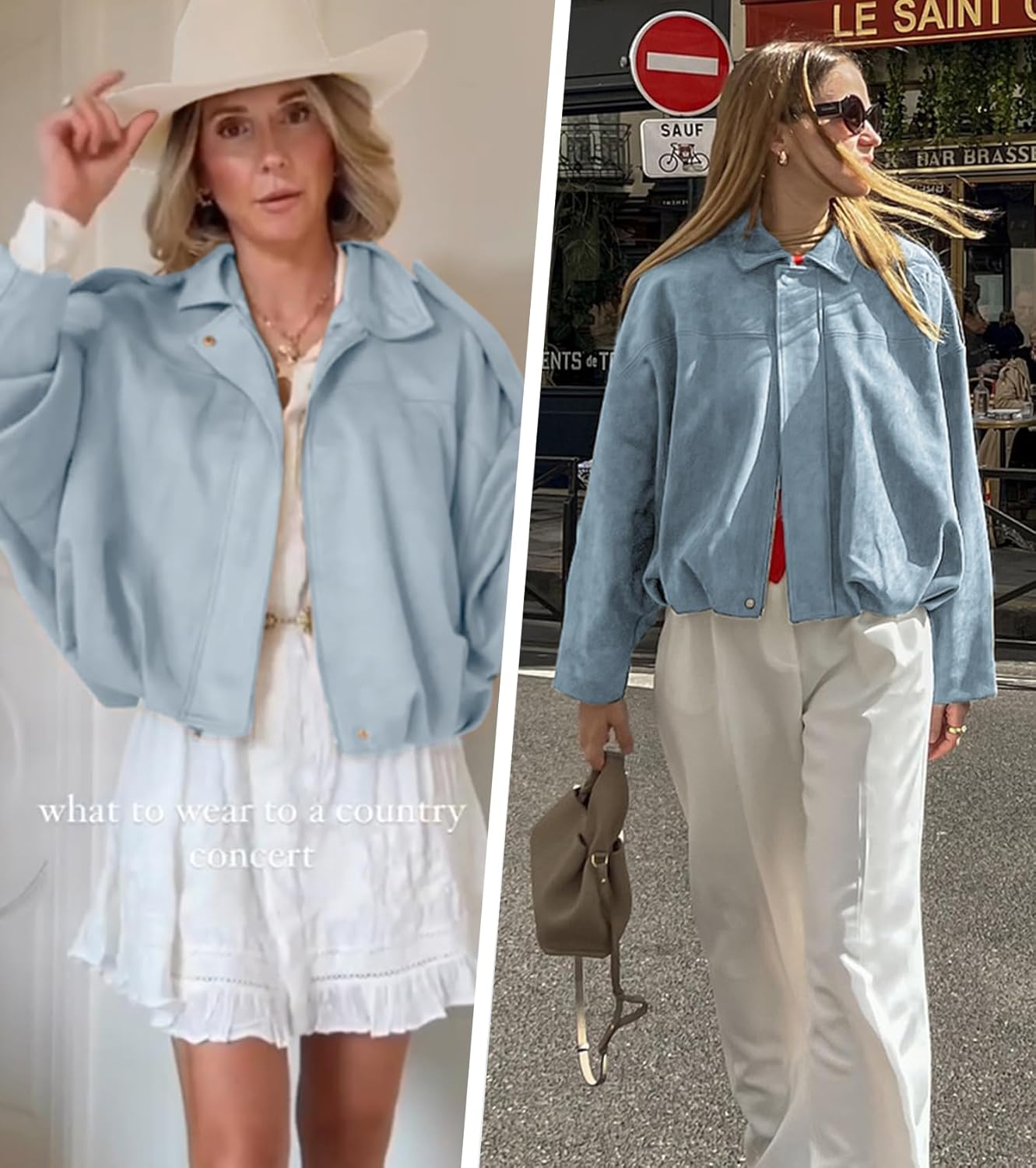 Womens Faux Suede Bomber Jacket Casual Lapel Pilot Cropped Coat Oversized Motorcycle Jackets 2025 Outerwear