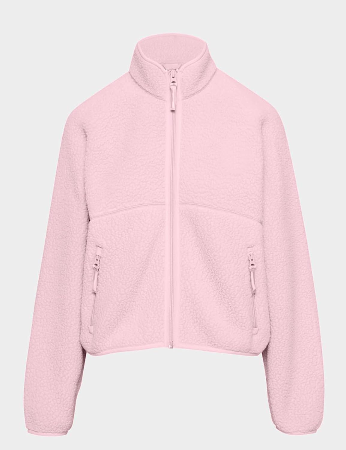 🧊🧊Fleece Jackets Women Causal Long Sleeve Sherpa Jacket Warm Ziper Fuzzy Coat Sweatshirts Trendy with Pockets